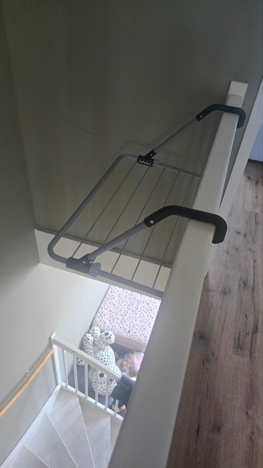 Brabantia hangend droogrek – grijs – ca. 4,2 meter, Tuin en Terras, Droogmolens en Wasrekken, Ophalen, Zo goed als nieuw, Wasrek