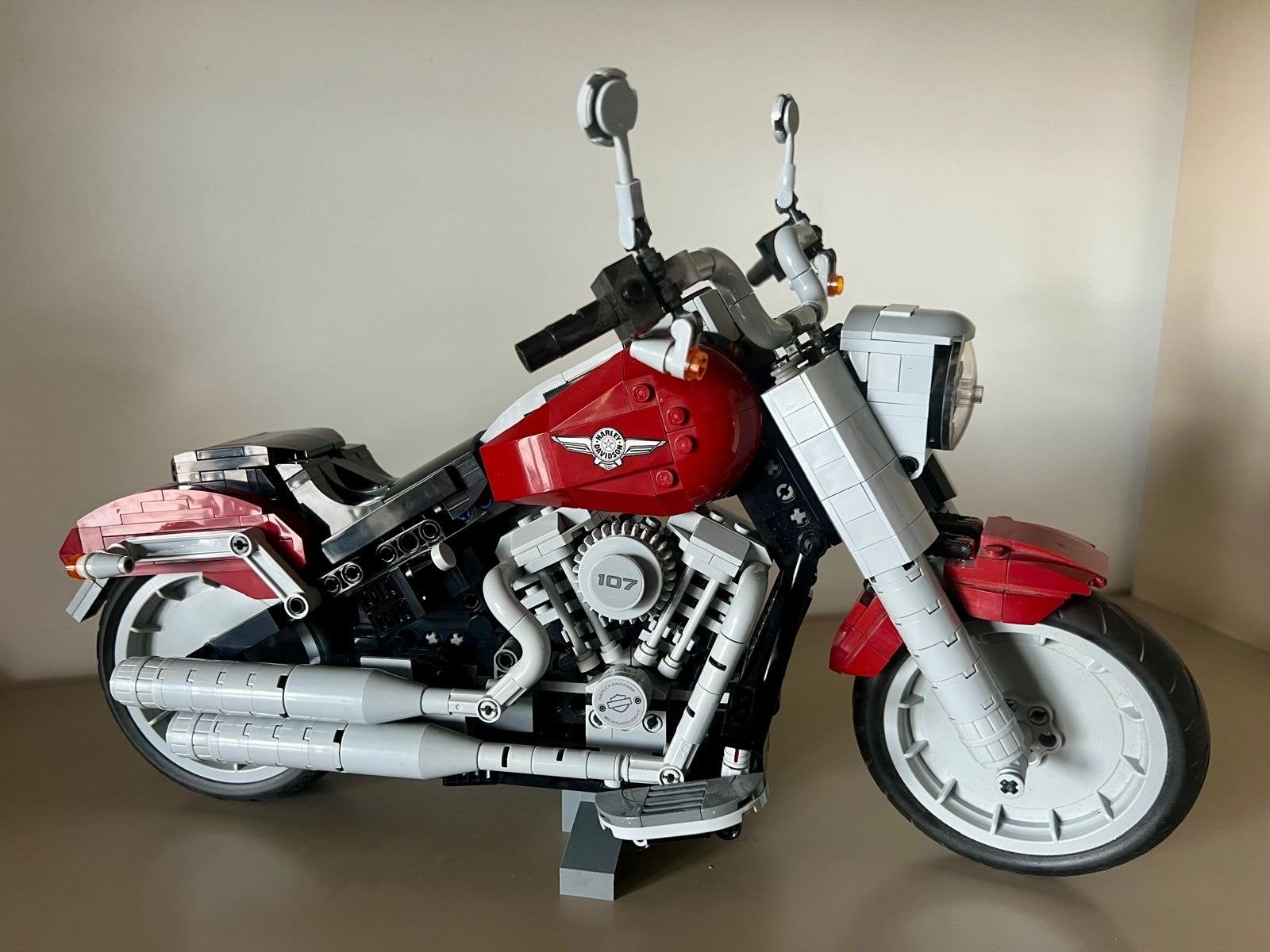 Lego Creator Expert Harley-Davidson Fat Boy 10269, Ophalen of Verzenden, Zo goed als nieuw