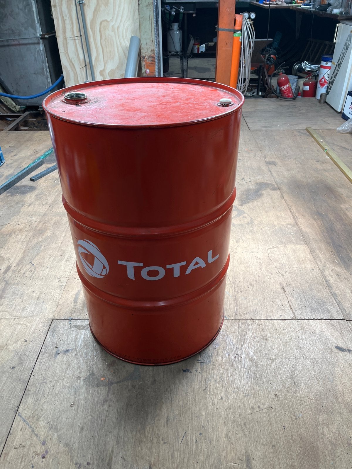 Olie drum / vat 200l, Tuin en Terras, Ophalen