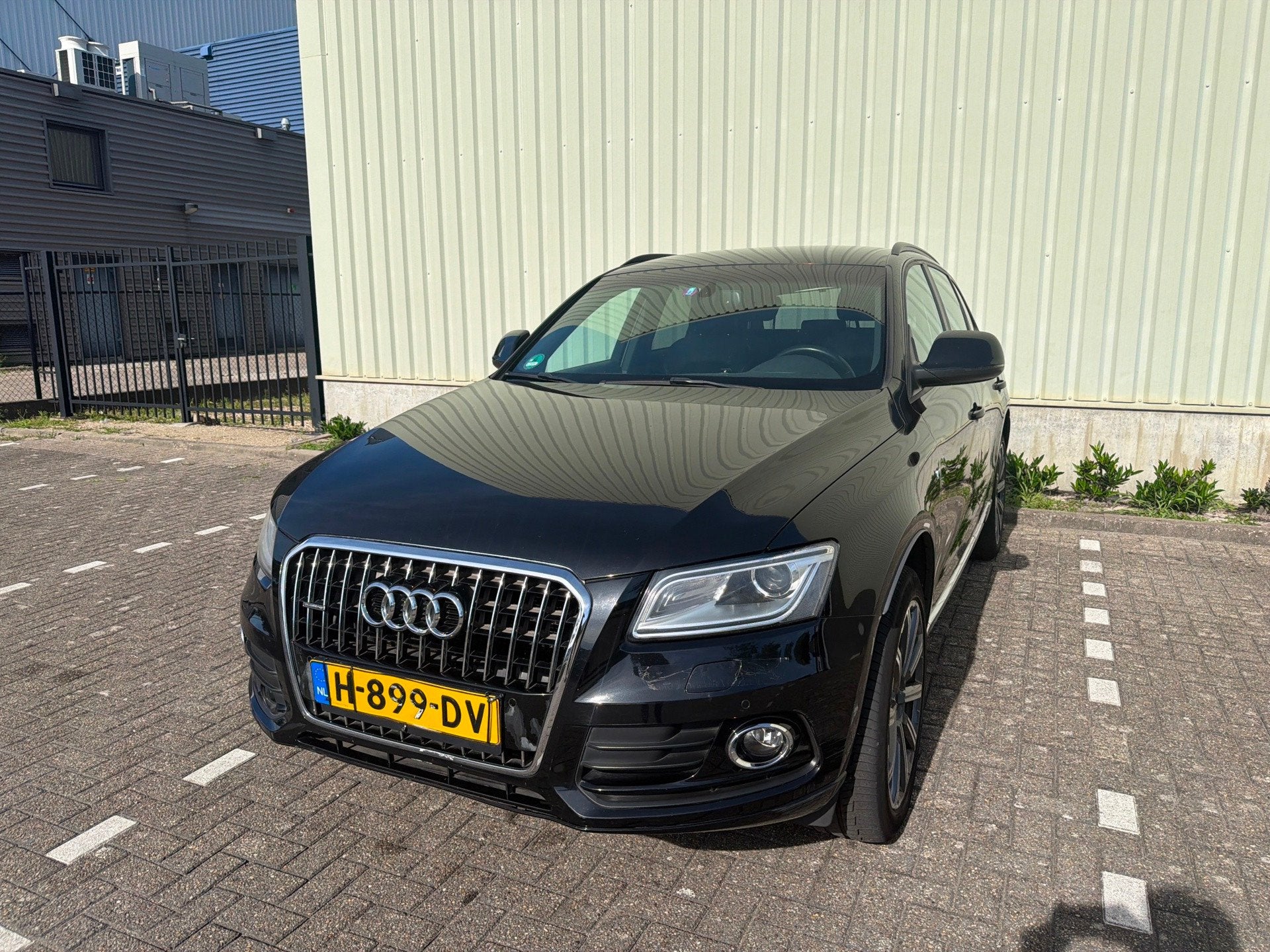 Audi Q5 2.0 TFSI quattro S Edition|AUTOMAAT|GOED LEZEN, Auto's, Gebruikt, 4 cilinders, Leder en Stof, Zwart