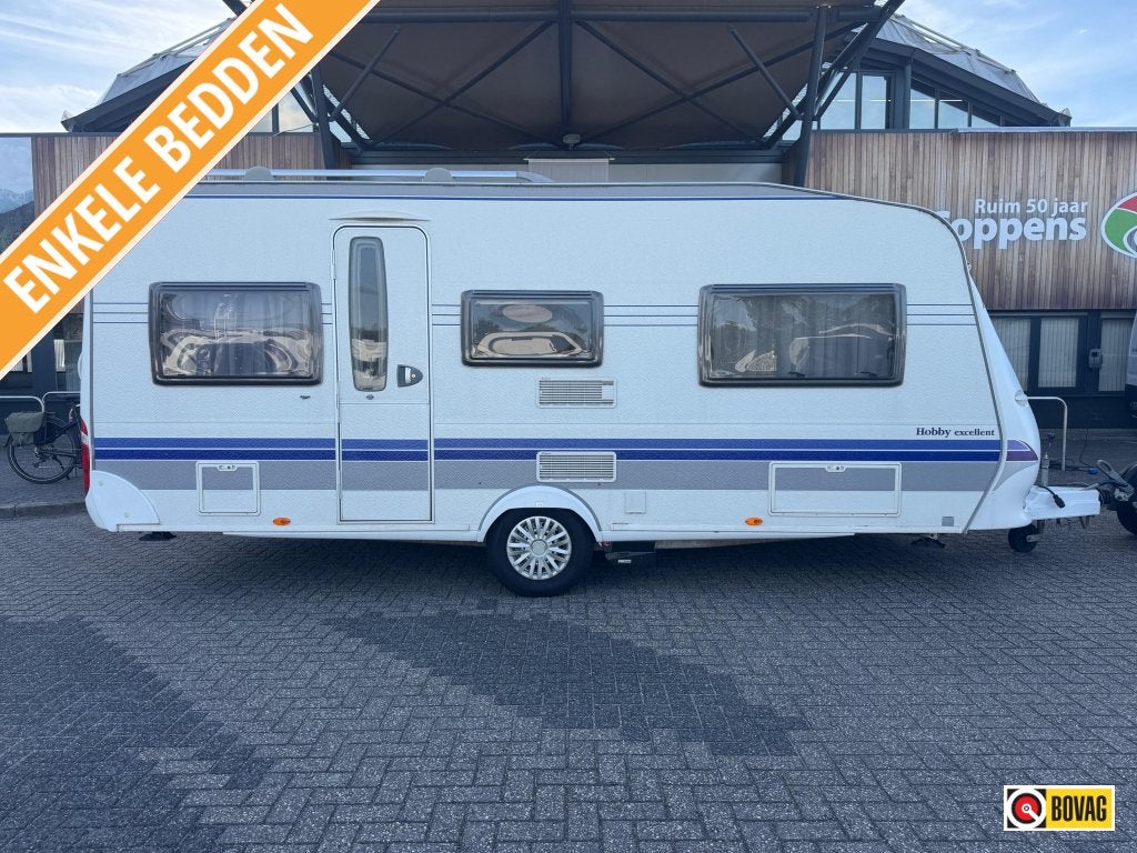 Hobby Excellent 495 UL 2007 MOVER + TENT!!!, Standaardzit, Bedrijf, Fietsenrek, 4 tot 5 meter