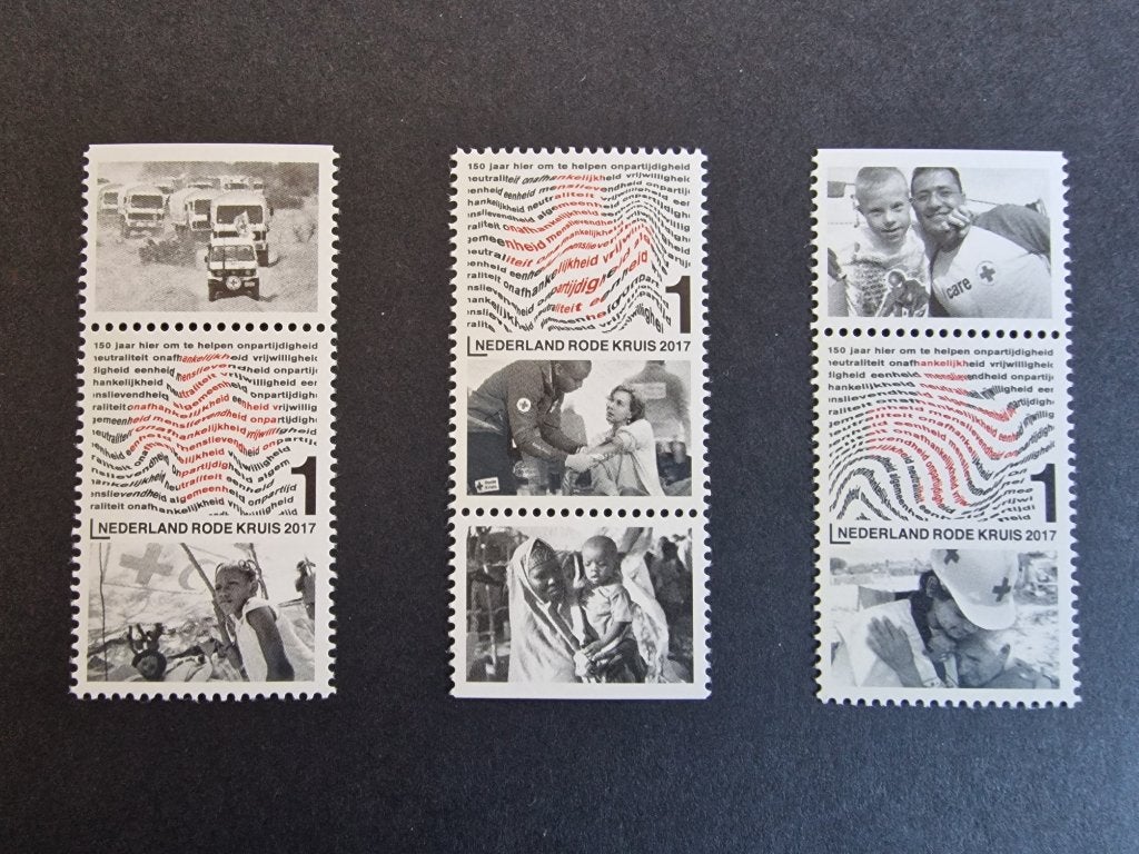2017 NVPH 3539 Nederlands Rode Kruis 150 jaar. Postfris., Ophalen of Verzenden, Na 1940, Postfris