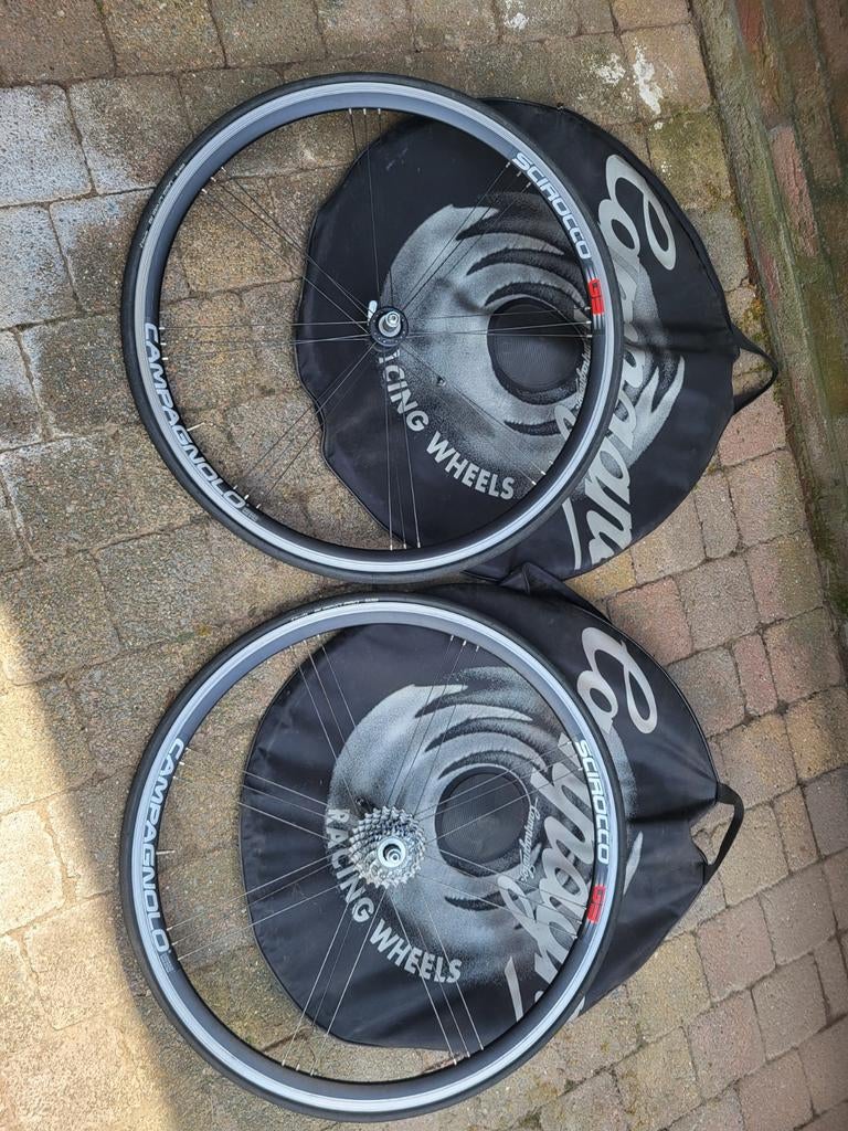 Campagnolo Scirocco Racing Wielen - Zo goed als nieuw, Fietsen en Brommers, Ophalen
