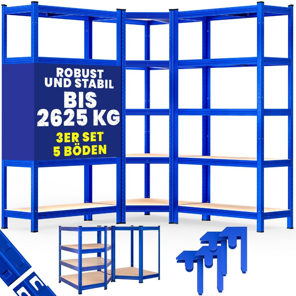 Stellingkast en hoekrekken set van 3 GRATIS BEZORGD!, Huis en Inrichting, Verzenden, Nieuw, Nvt, Nvt