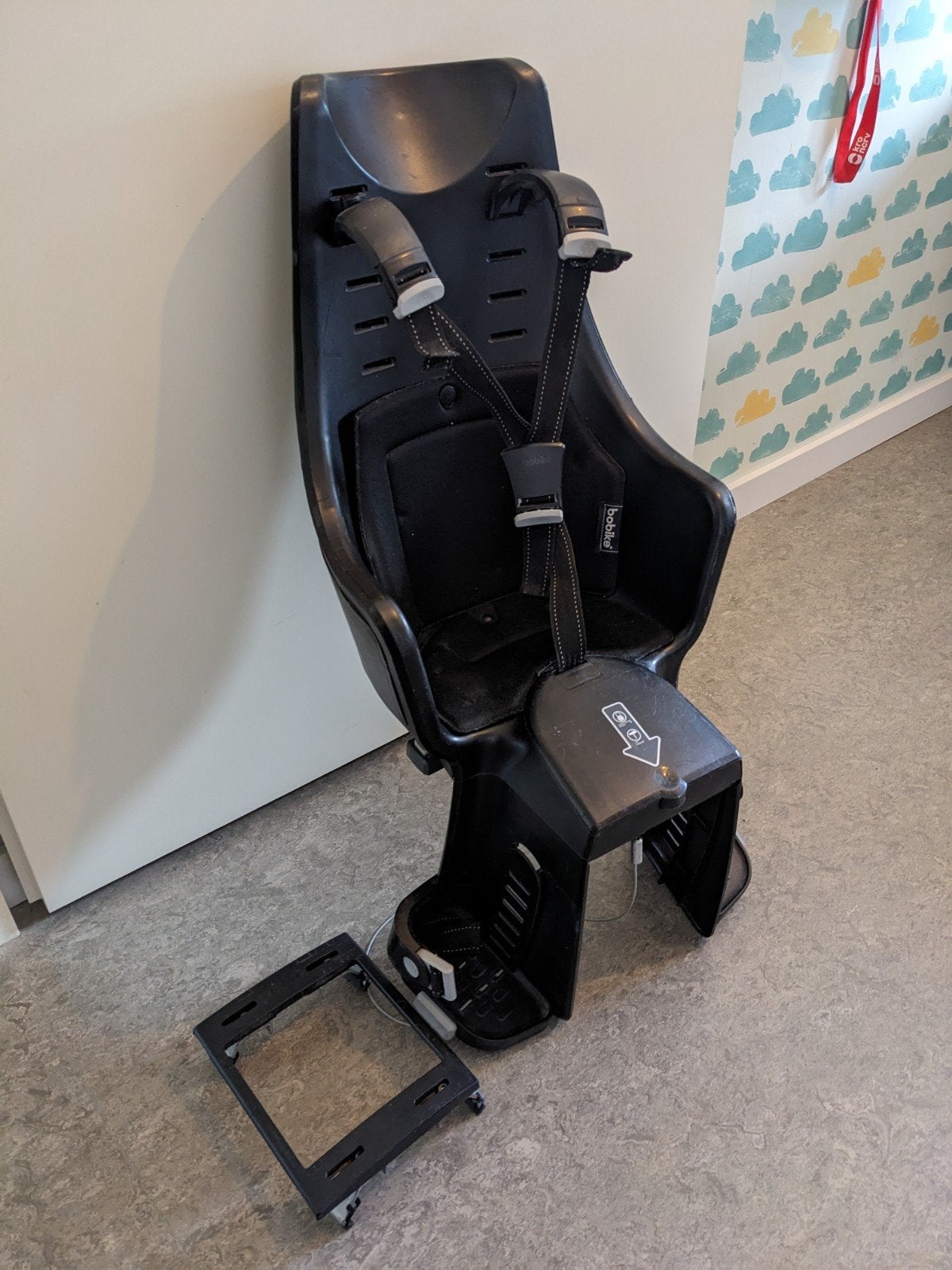 Bobike Achterzitje Zwart, Ophalen, Gebruikt
