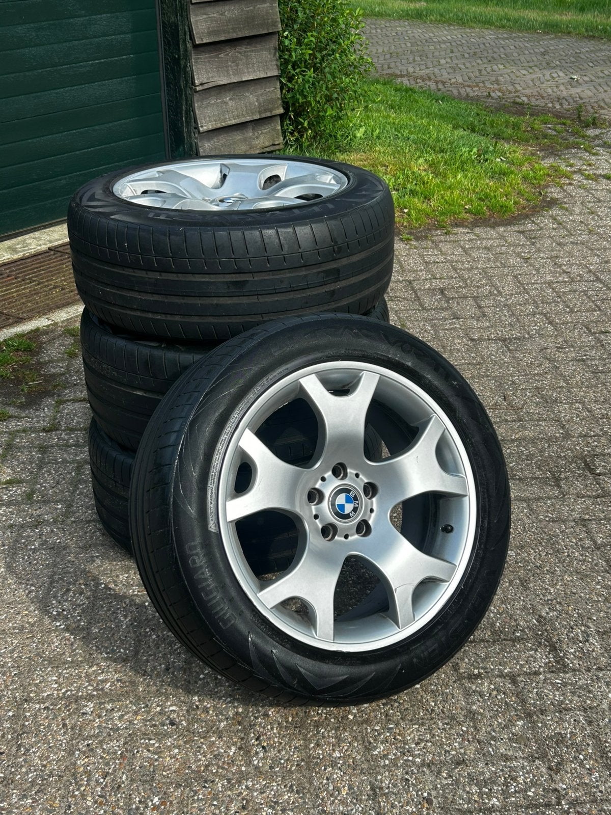 BMW 19 inch x5 e53 breedset met goede zomerbanden, Auto-onderdelen, 255 mm, Banden en Velgen, Zomerbanden, Ophalen