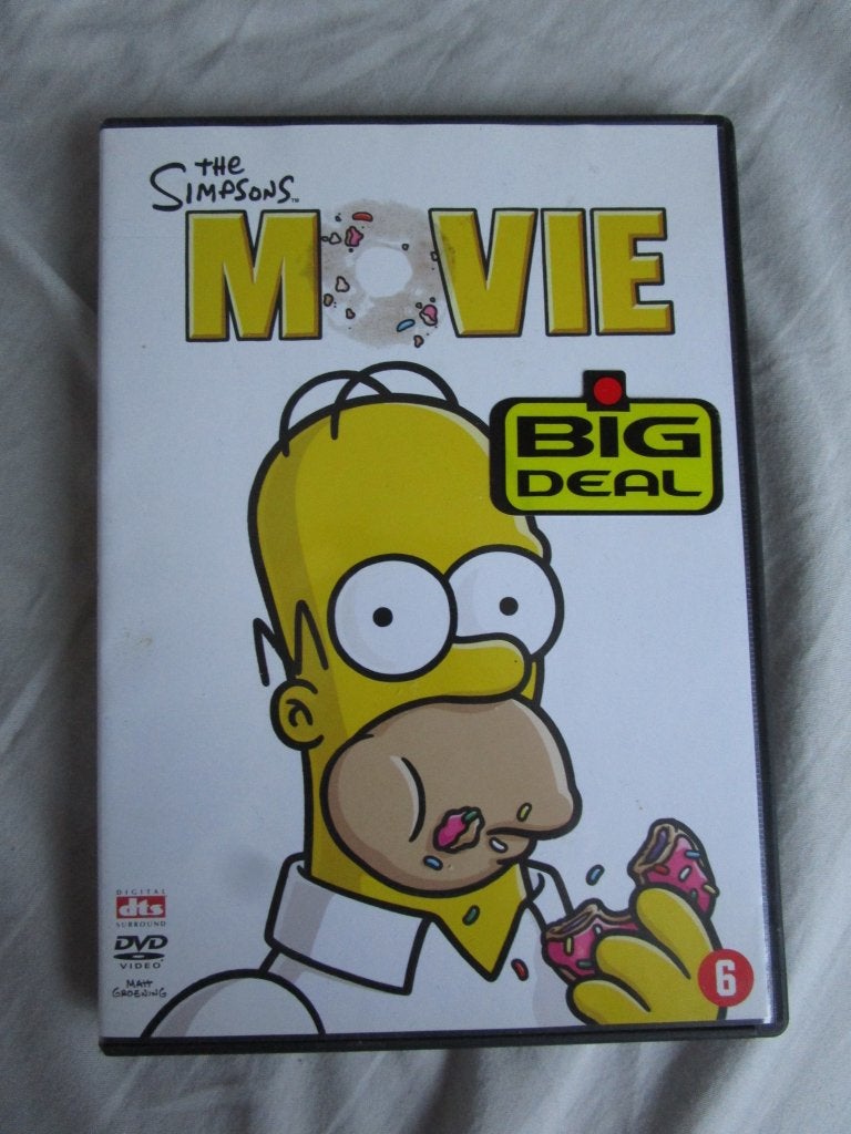 DVD - The Simpson Movie, Cd's en Dvd's, Dvd's | Tv en Series, Zo goed als nieuw, Komedie, Vanaf 6 jaar, Ophalen of Verzenden