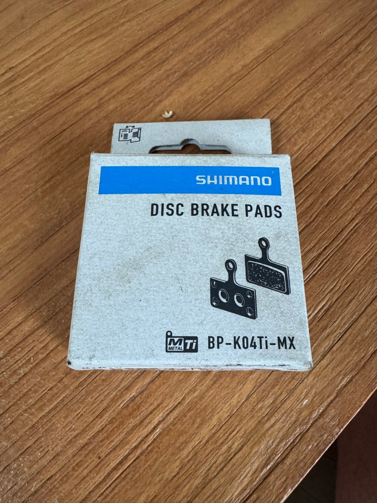 Nieuwe Shimano BP-K04Ti-MX schijfremblokken (2 stuks), Fietsen en Brommers, Fietsonderdelen, Elektrische fiets, Remmen, Overige materialen