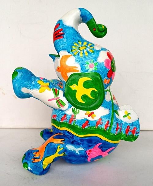 Elephant Parade olifant beeld hoog 20 cm Gert Daans, Verzamelen, Ophalen of Verzenden, Gebruikt, Dier