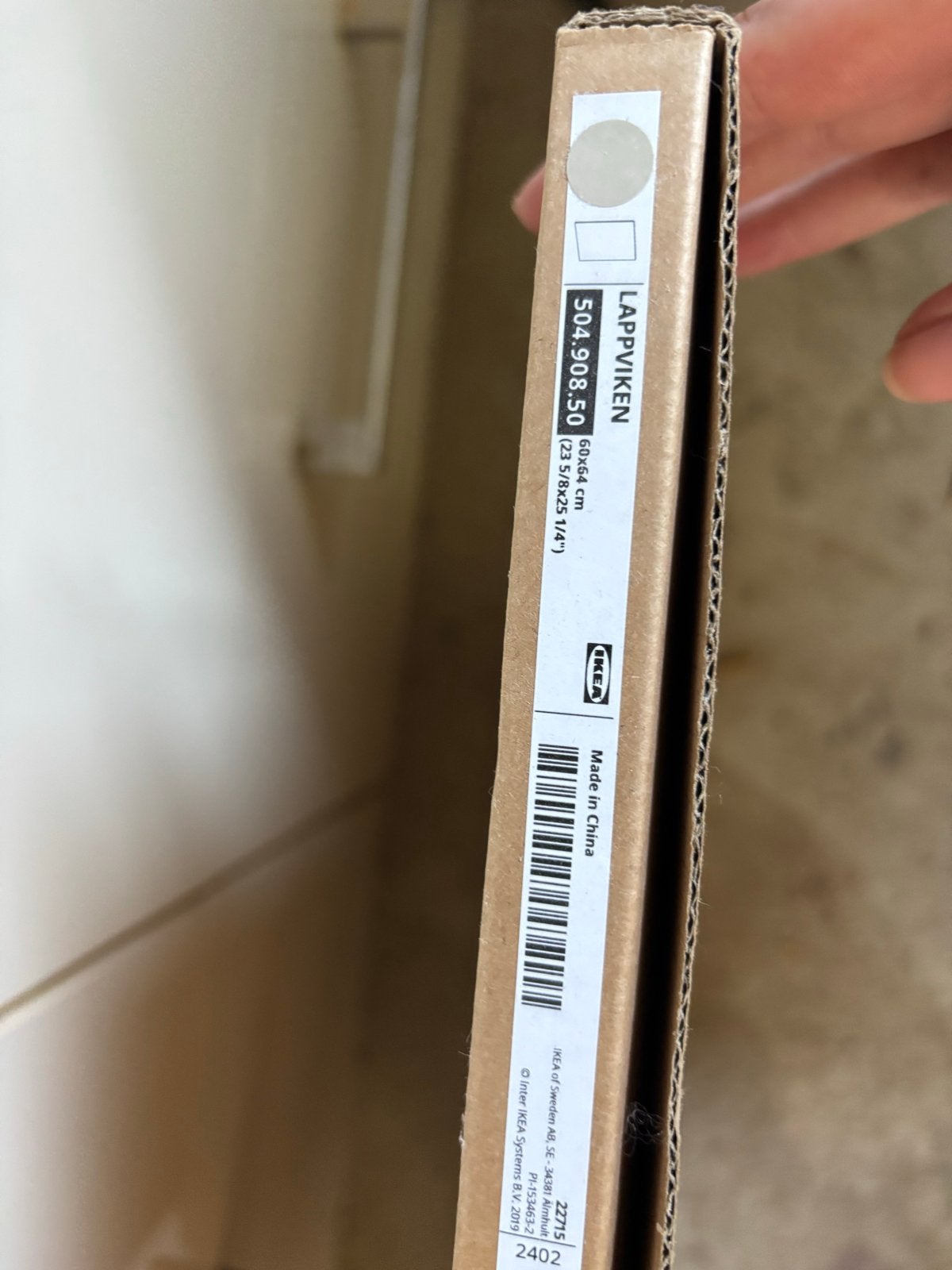 IKEA LAPPVIKEN licht grijsbeige Deur (Nieuw in doos), Ophalen, Nieuw