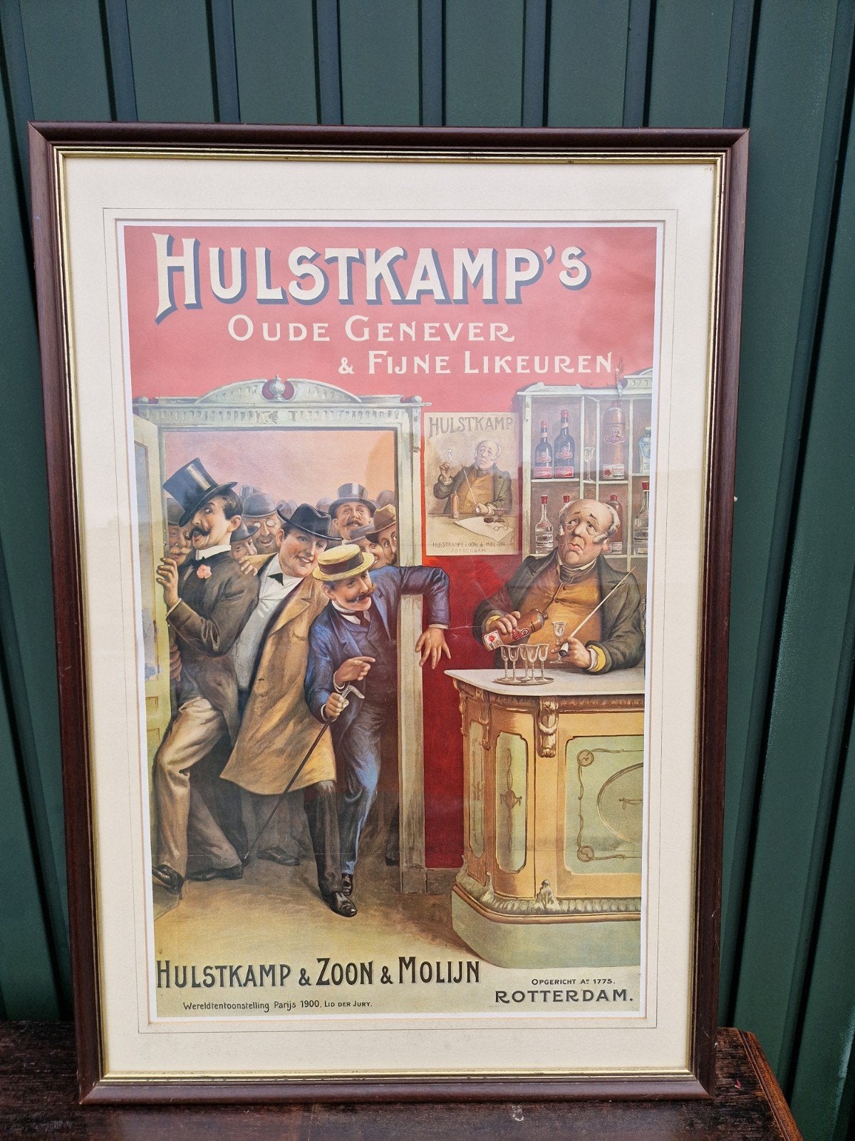 Hulstkamp poster in fraaie lijst., Antiek en Kunst, Ophalen of Verzenden