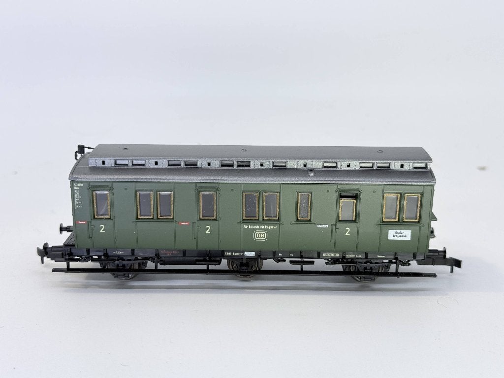 Roco 44221A - 3-assige personenwagen 2e klas, DB, Hobby en Vrije tijd, Modeltreinen | H0, Gelijkstroom, Wagon, Ophalen of Verzenden