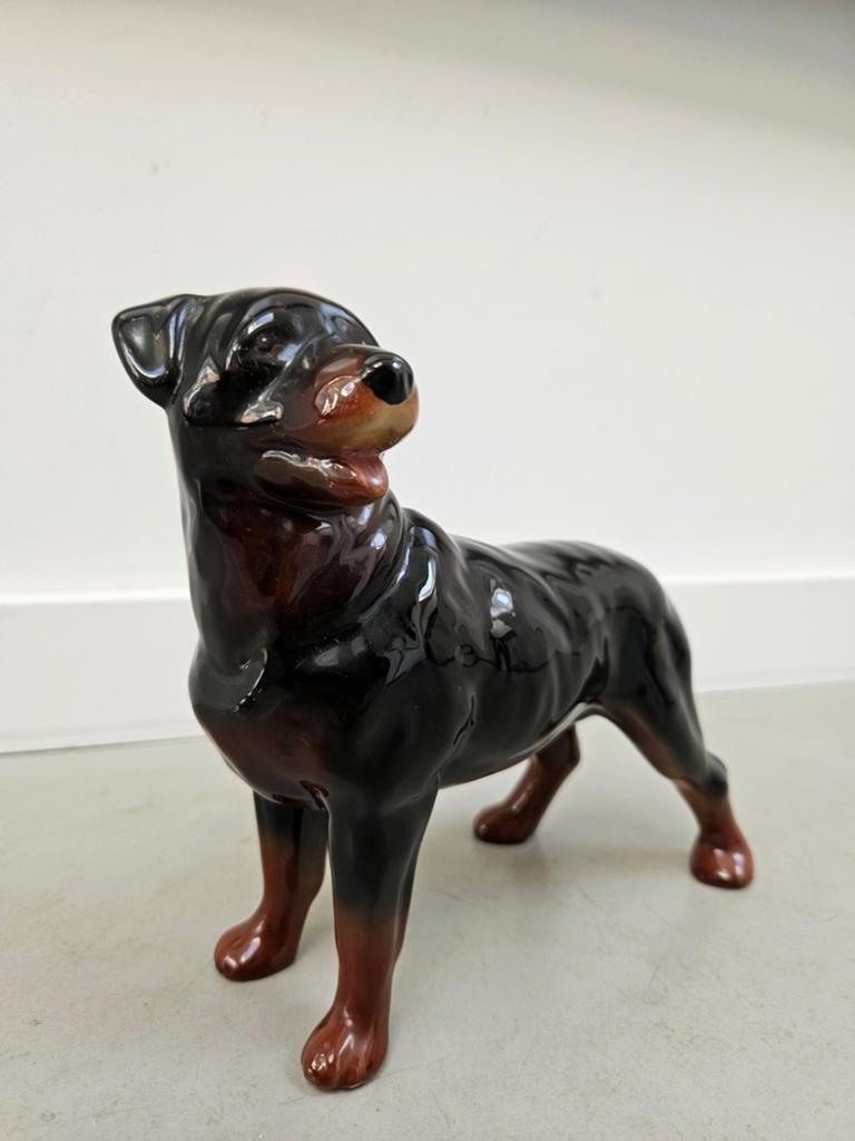 Coopercraft beeld Rottweiler Jaren 70, Ophalen of Verzenden, Zo goed als nieuw, Dier