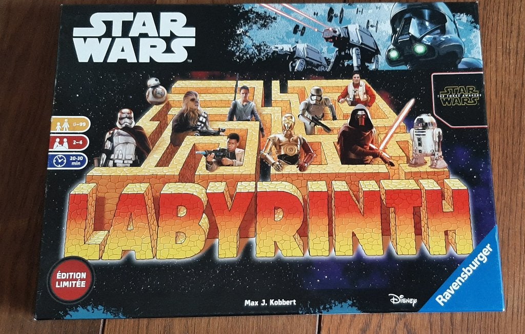 Labyrinth Star Wars editie, Een of twee spelers, Ophalen, Zo goed als nieuw, Ravensburger