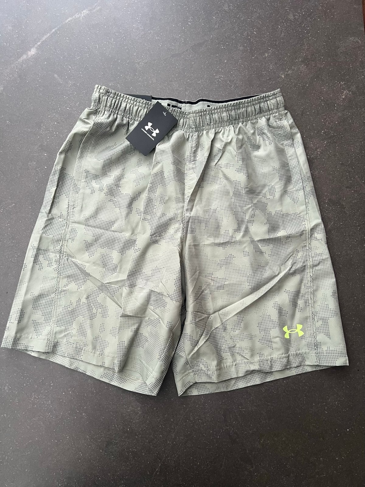 Under Armour UA Woven Print EU Shorts GRN - Maat M, Maat 48/50 (M), Nieuw, Ophalen of Verzenden, Groen