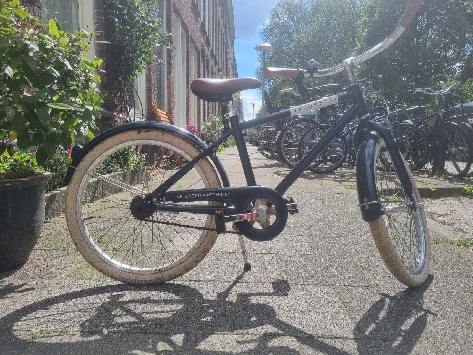Kinderfiets 20 inch Veloretti Junior, Ophalen, Terugtraprem, 16 tot 20 inch, Veloretti