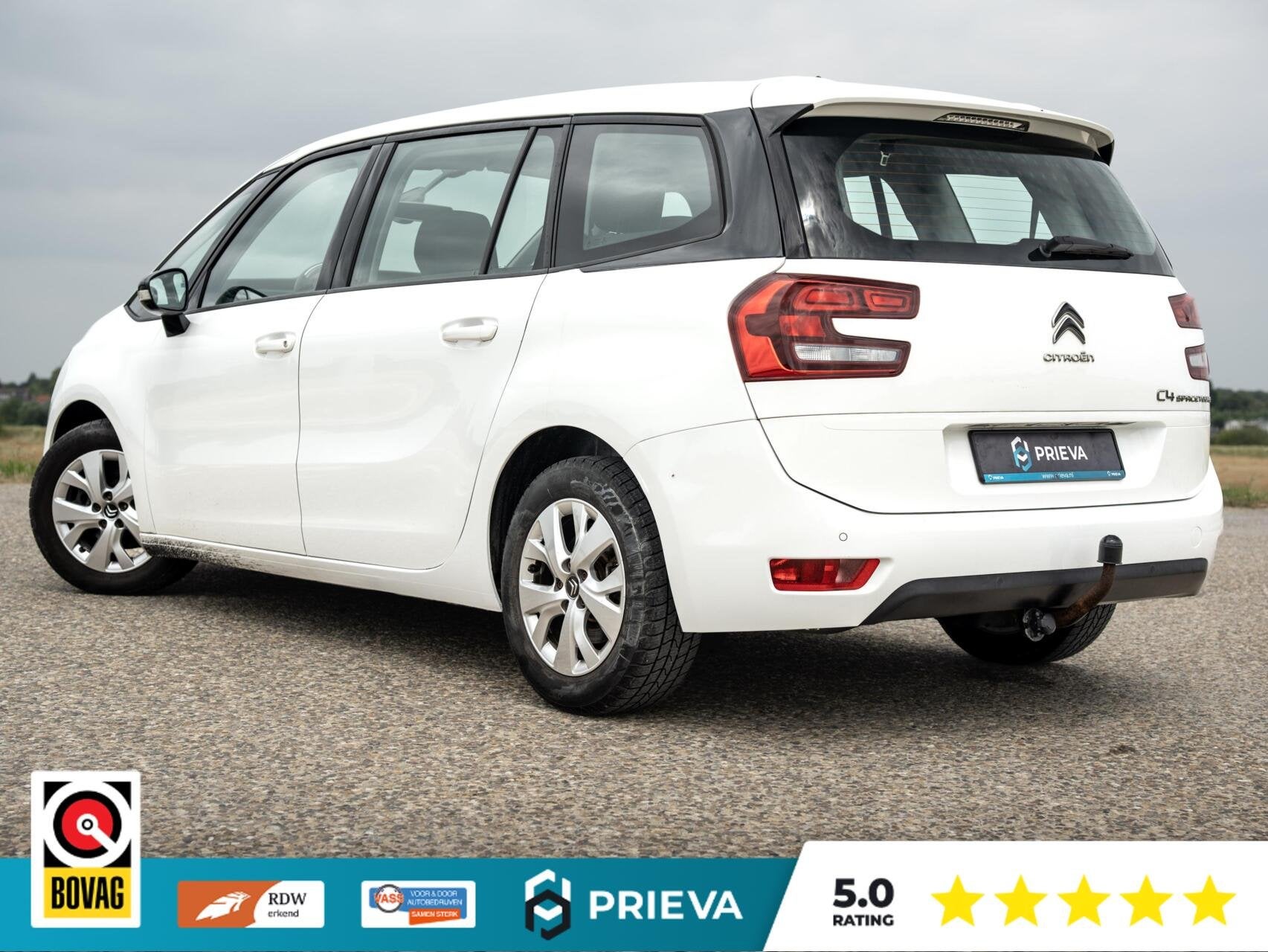Citroën C4 SpaceTourer 1.2 PureTech Cool | 2021 | Navigatie, Stof, Gebruikt, Zwart, 129 pk