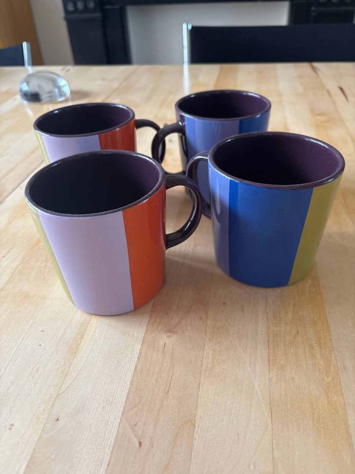 Set van 4 tesammans x raw color mokken, Overige typen, IKEA, Ophalen of Verzenden, Zo goed als nieuw