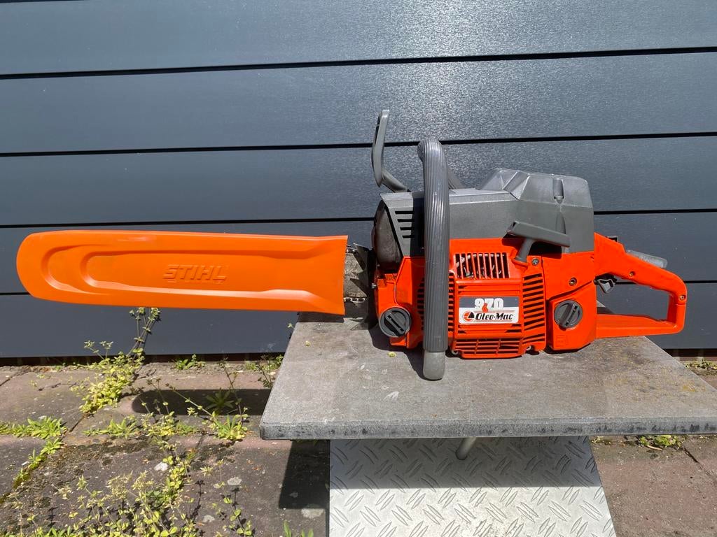 Sterke Oleo Mac 970 Kettingzaag Motorzaag, Ophalen of Verzenden, Gebruikt, Overige soorten