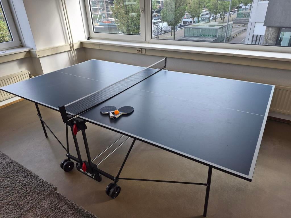 Buffalo Tafeltennistafel - Inklapbaar en Verrijdbaar, Ophalen, Zo goed als nieuw, Tafel Indoor, Verrijdbaar