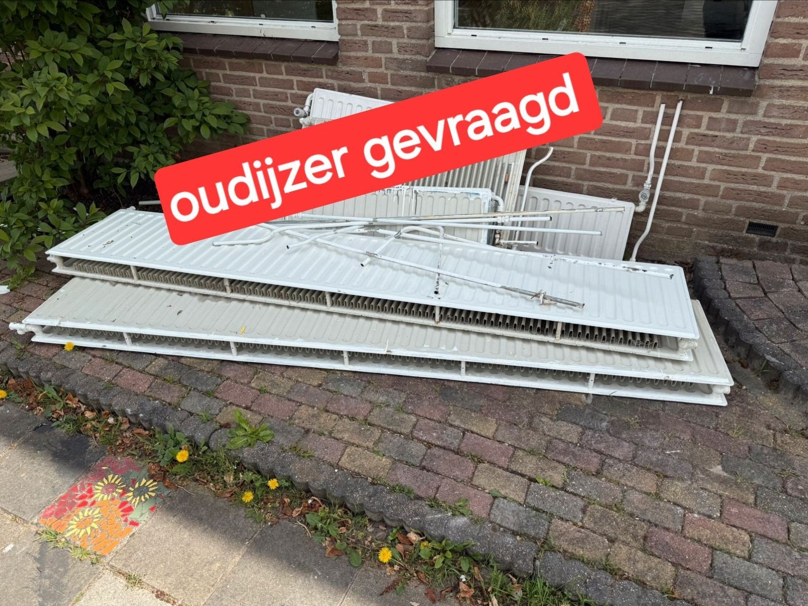 oudijzer witgoed gevraagd gratis ophaalservice, Ophalen of Verzenden