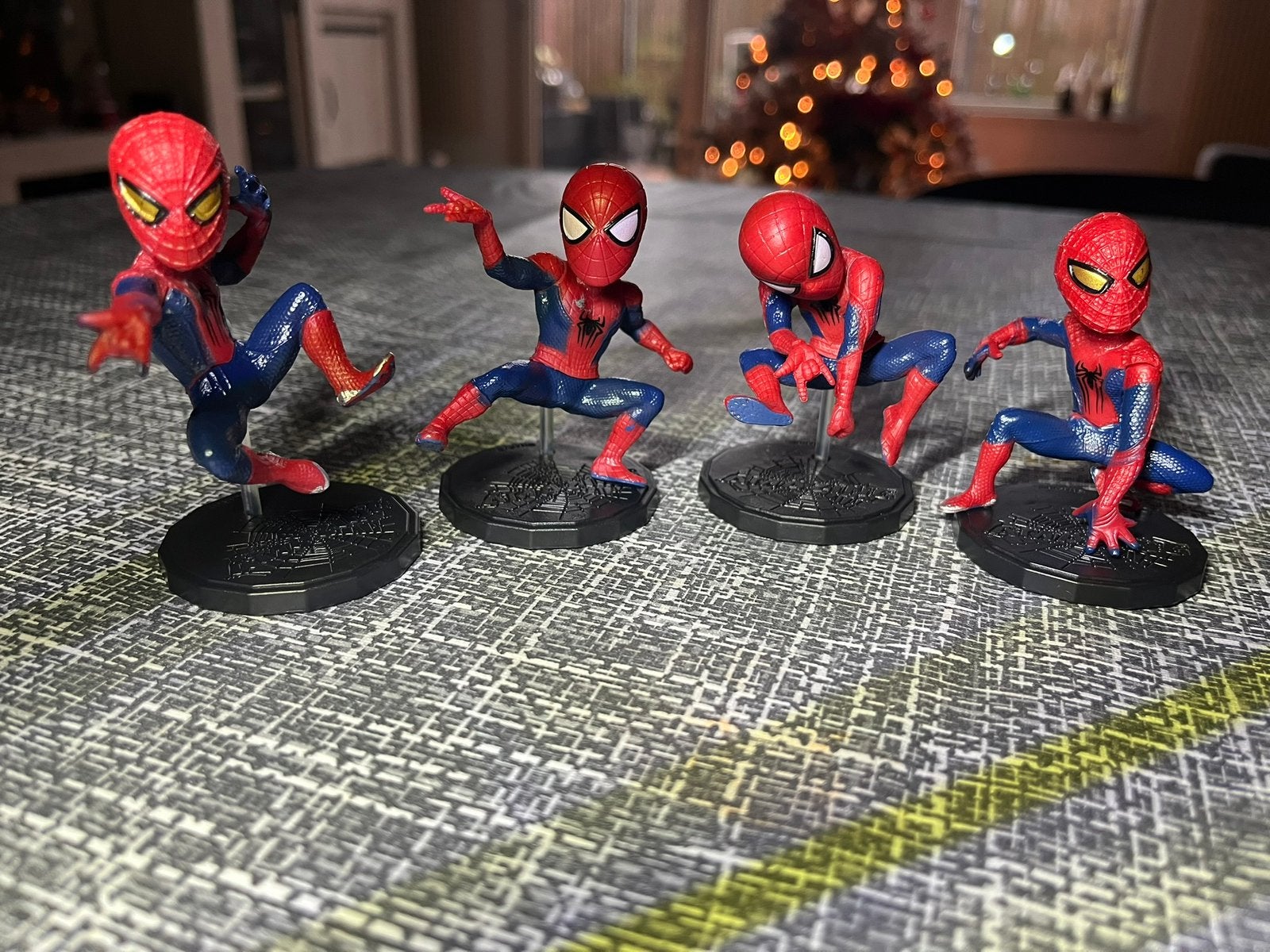 Set V 4x Spider-Man ( In Actie Houding ), Ophalen of Verzenden, Zo goed als nieuw