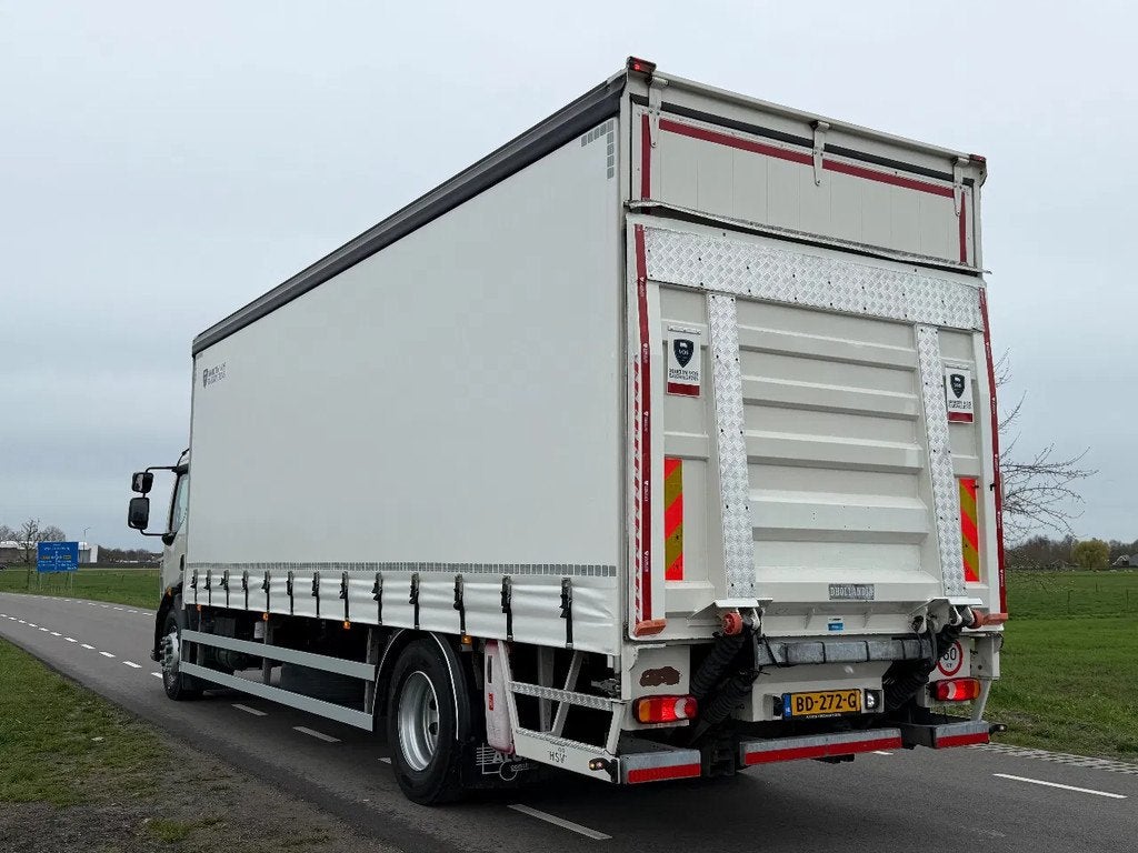 Volvo FL FL250.18 EURO6. 11-2020 Schuifzeil Bakwagen met Laa, Automaat, Achterwielaandrijving, Euro 6, Elektrische ramen