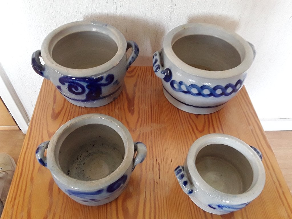4 keulse potjes, Antiek en Kunst, Ophalen of Verzenden