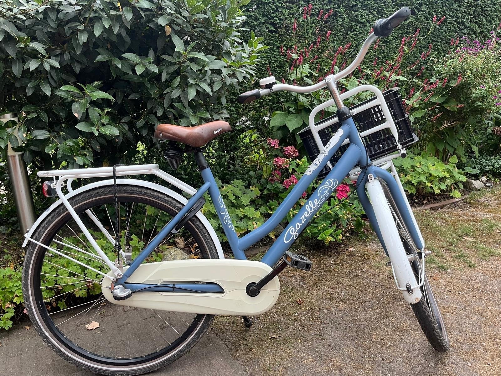 Gazelle ‘ miss grace’ meidenfiets 26 inch, 3 versnellingen, Terugtraprem, Gebruikt, Versnellingen, Ophalen