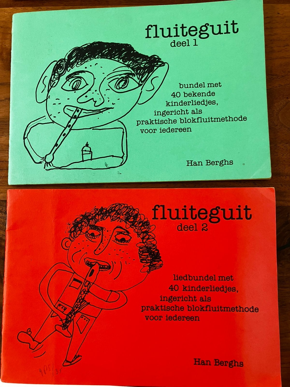 Fluiteguit deel 1 en 2 blokfluit, Overige genres, Les of Cursus, Ophalen of Verzenden, Zo goed als nieuw