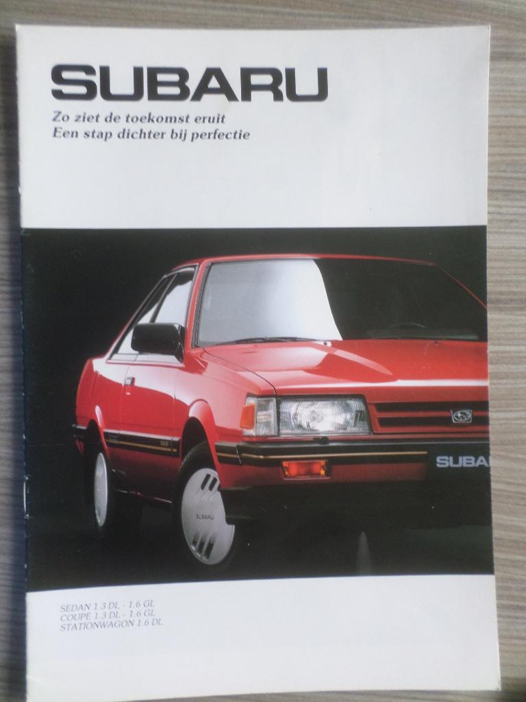 Subaru L Series 4D Coupe SW 1990 Brochure, Ophalen of Verzenden, Zo goed als nieuw, Overige merken