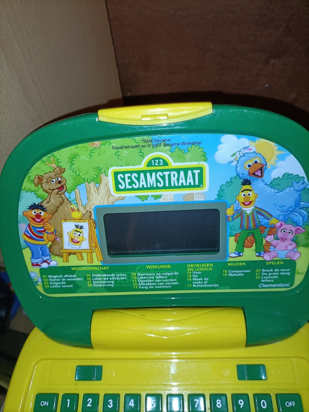 Leuke en leerzame spelletjes kinder laptop Sesamstraat, Ophalen of Verzenden, Zo goed als nieuw, Gebruiksvoorwerp