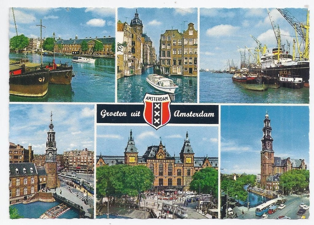Amsterdam Ongelopen Ansichtkaart ( B581 ), Ophalen of Verzenden, 1980 tot heden, Gelopen, Noord-Holland