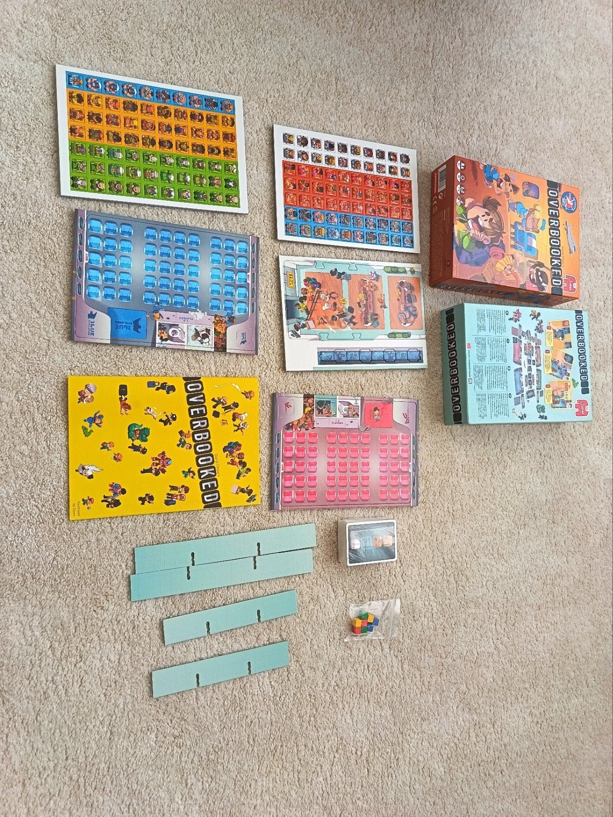 bordspel overbooked splinternieuw, Jumbo, Ophalen of Verzenden, Zo goed als nieuw, Een of twee spelers