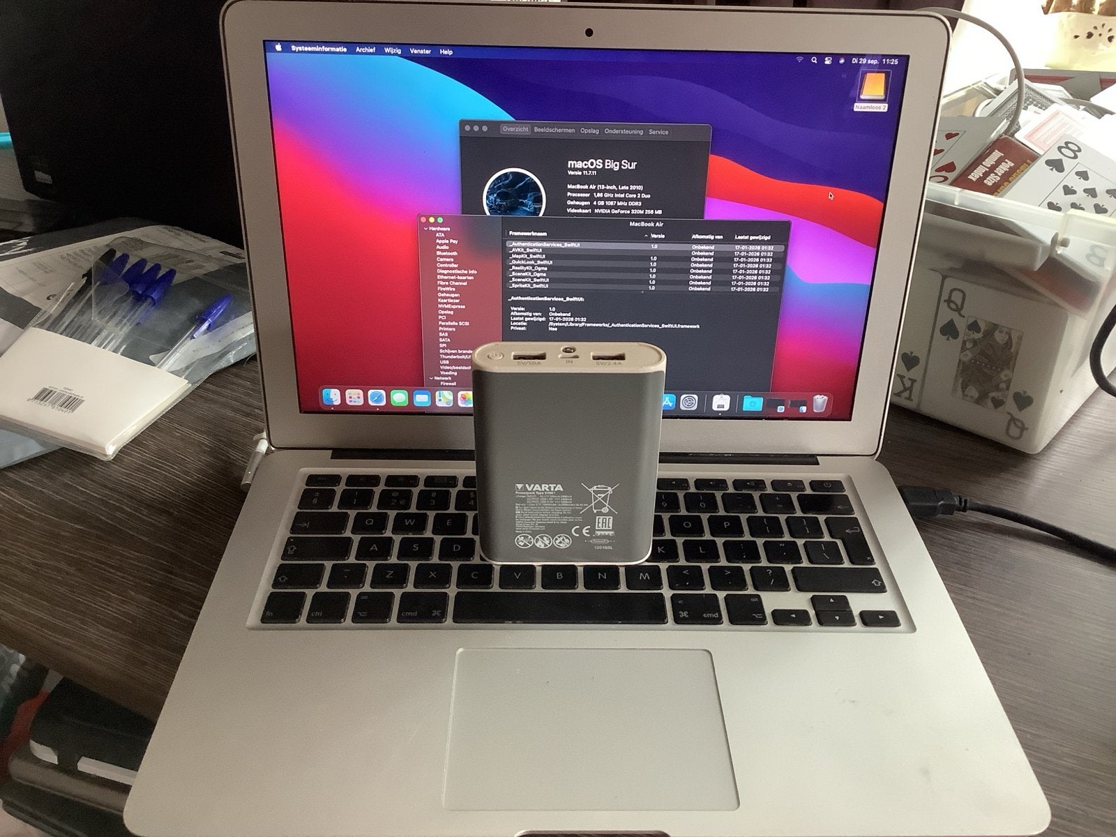 MacBook Air late 2010 - Power button defect, zonder SSD/accu, Computers en Software, Qwerty, 13 inch, Minder dan 2 Ghz, Ophalen of Verzenden