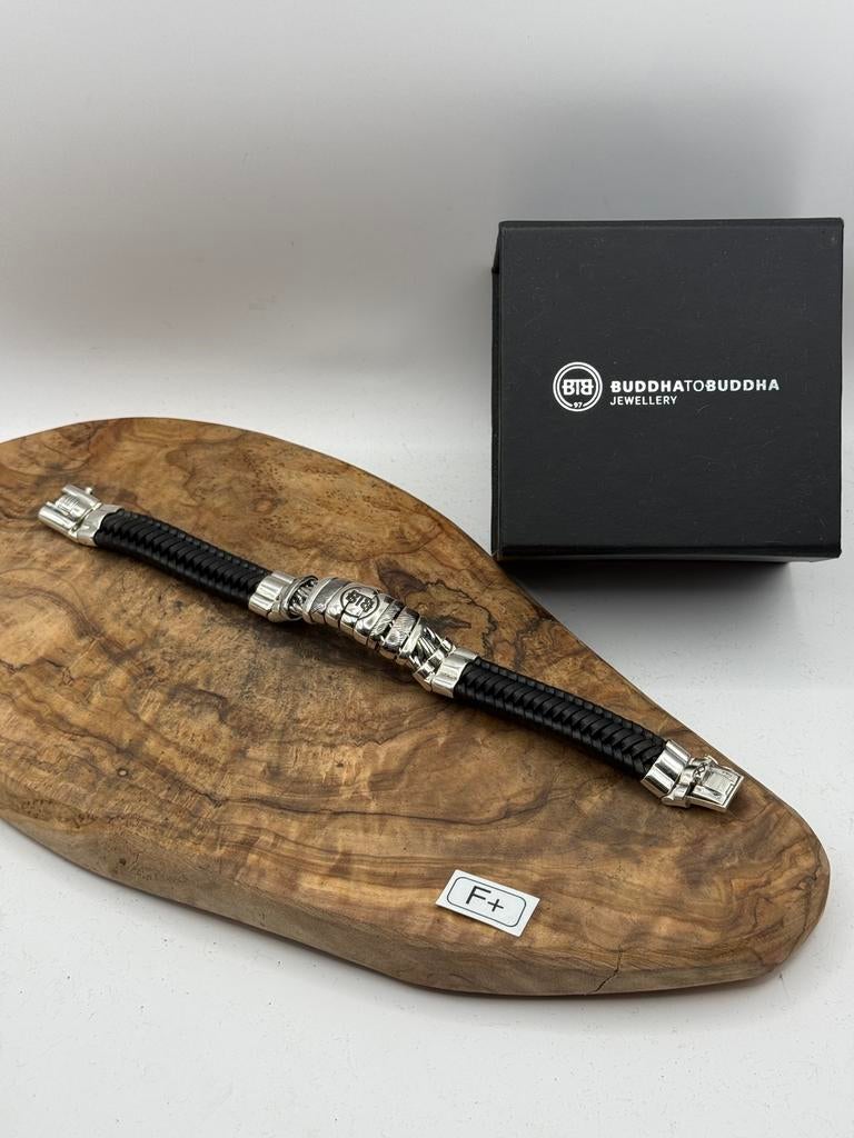 “EDWIN SMALL LIMITED” buddha to buddha 22cm• Maat: F+ NIEUW, Ophalen of Verzenden, Zo goed als nieuw, Zwart, Zilver