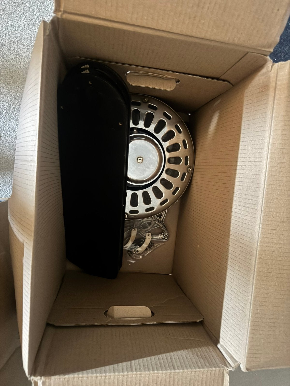 Retro plafondventilator, Witgoed en Apparatuur, Ventilatoren, Ophalen of Verzenden, Zo goed als nieuw, Plafondventilator