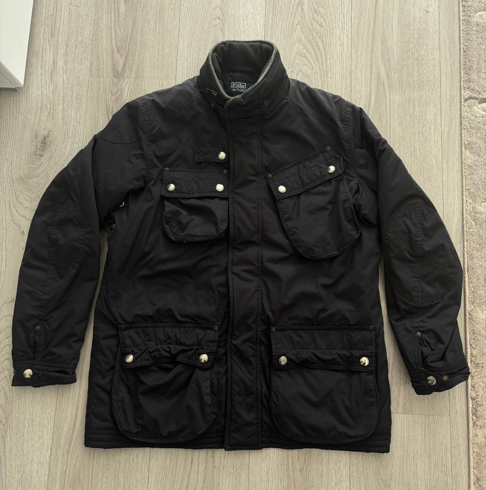 Polo Ralph Lauren Winterjas Zwart Heren Maat M, Kleding | Heren, Ophalen of Verzenden, Zo goed als nieuw, Zwart