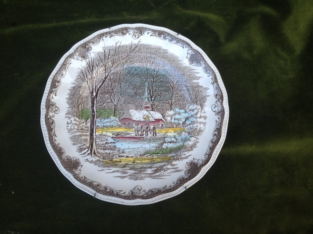 Engels wandbord, polychroom, merk Wedgwood., Verzenden