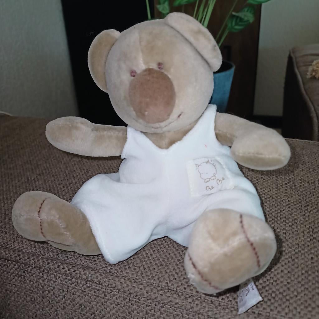 Vintage happy horse bruine koala in ecru tuinpak, be ba., Kinderen en Baby's, Speelgoed | Knuffels en Pluche, Beer, Happy Horse