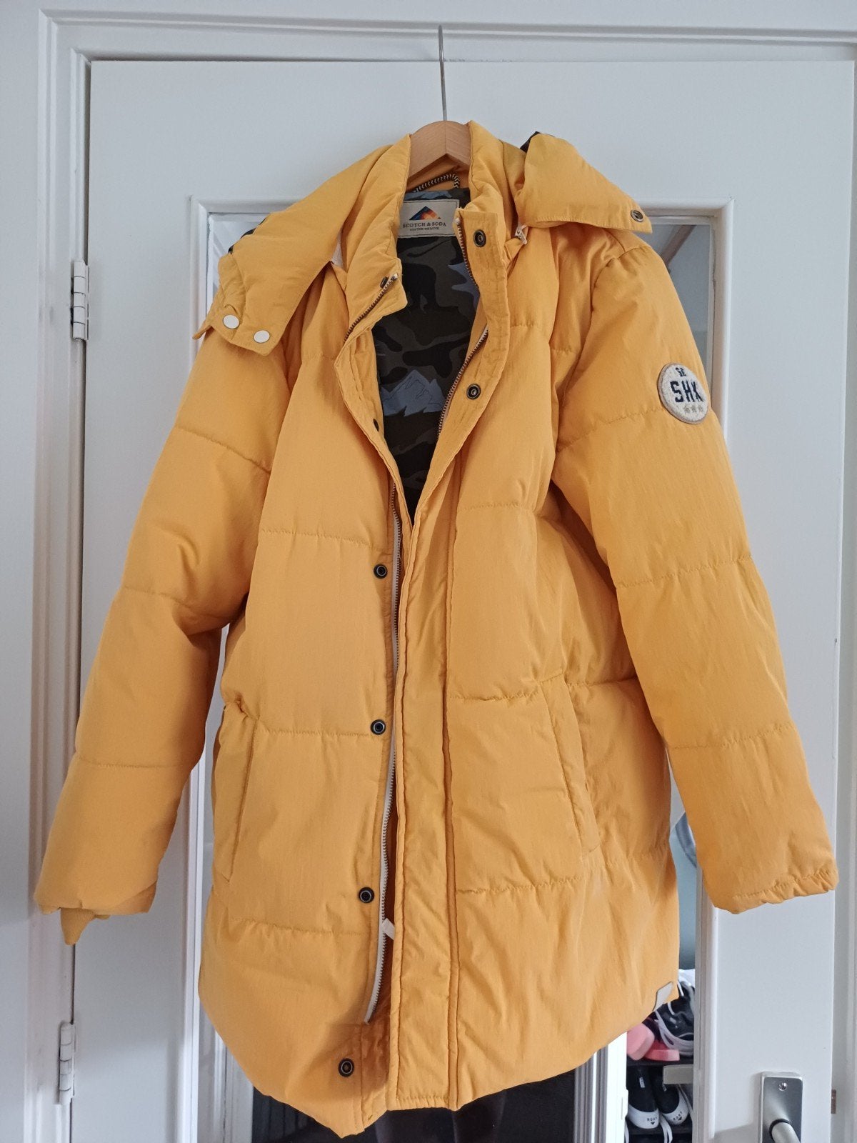 Scotch & Soda winterjas, maat 14 jaar (valt klein), Ophalen, Gebruikt, Scotch & Soda, Jongen