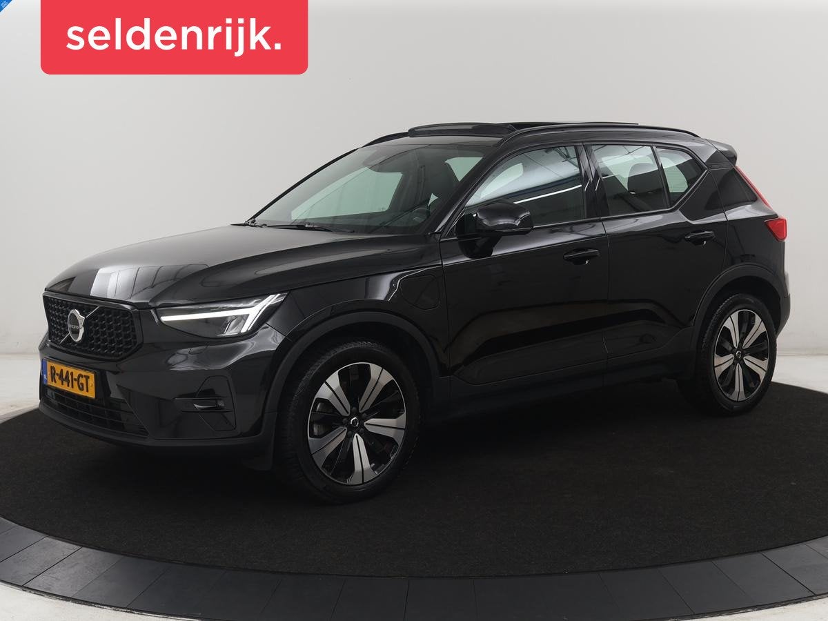 Volvo XC40 1.5 T4 Plug-in hybrid Ultimate Dark | SOH 87,6% |, Euro 6, 1712 kg, Leder en Stof, Zwart