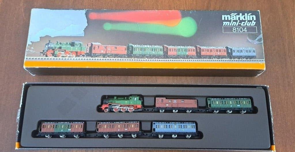 Marklin mini club set 8104, Ophalen of Verzenden, Zo goed als nieuw, Analoog, Märklin