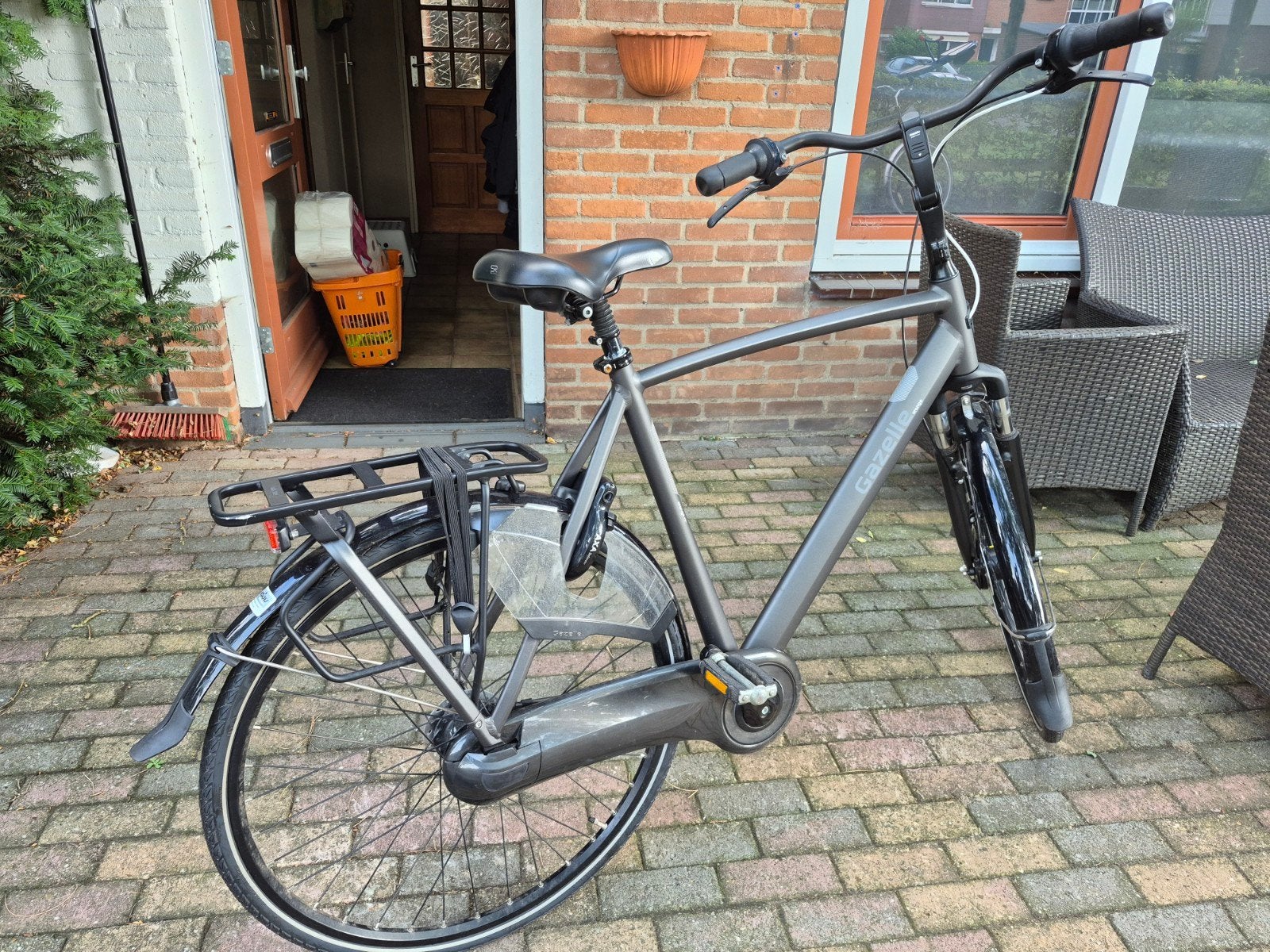Nette  mooie  Gazelle heren  fiets, Ophalen, Versnellingen, Zo goed als nieuw, 61 tot 65 cm