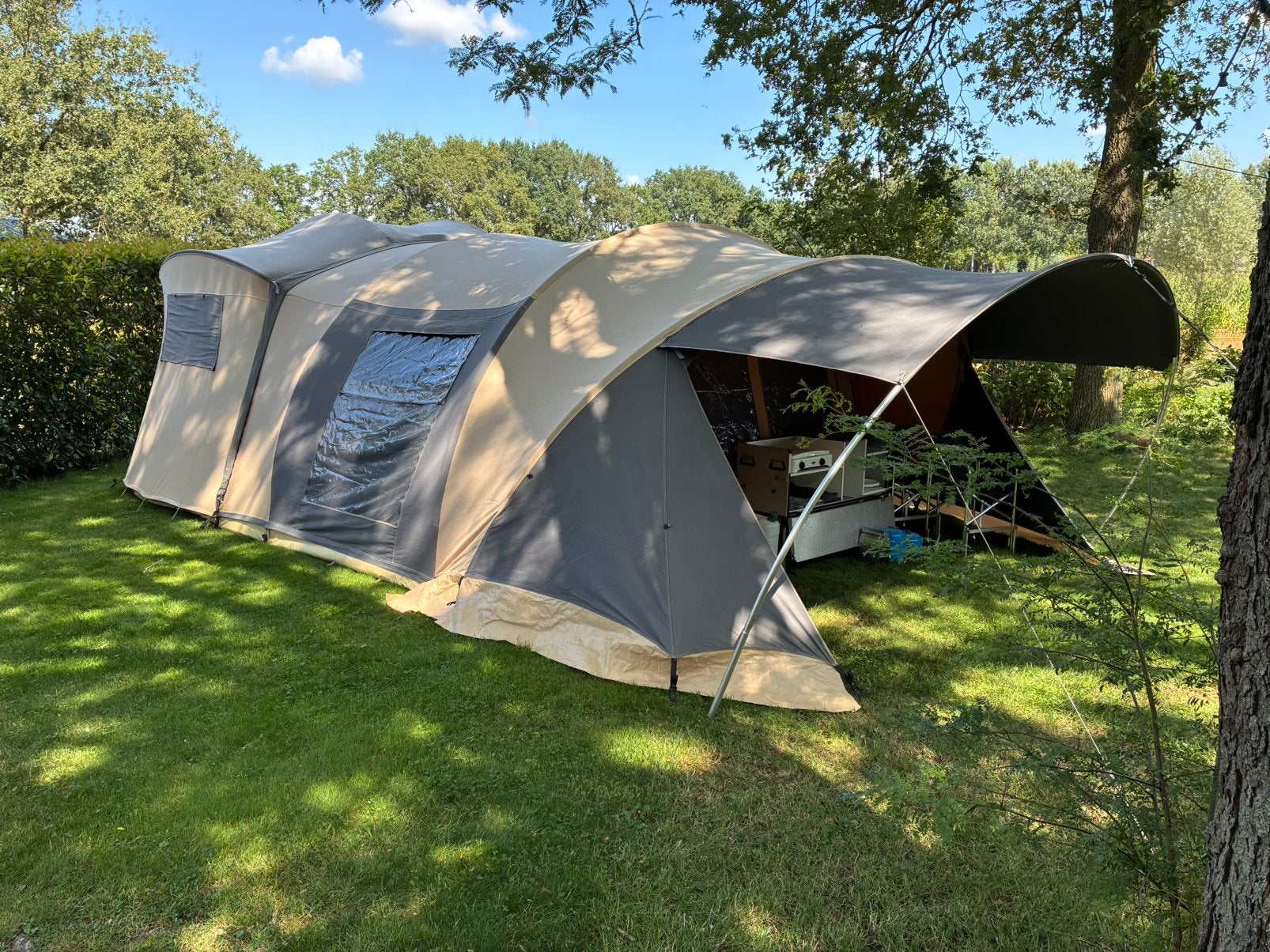 Cabanon Mercury 2015, Caravans en Kamperen, Vouwwagens, Ophalen, Beige, Cabanon, Aanwezig
