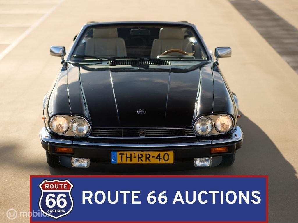 Jaguar XJ-S V12 Cabriolet | 1989 | Route 66 Auctions, Overige carrosserieën, Zwart, Bedrijf, Handgeschakeld