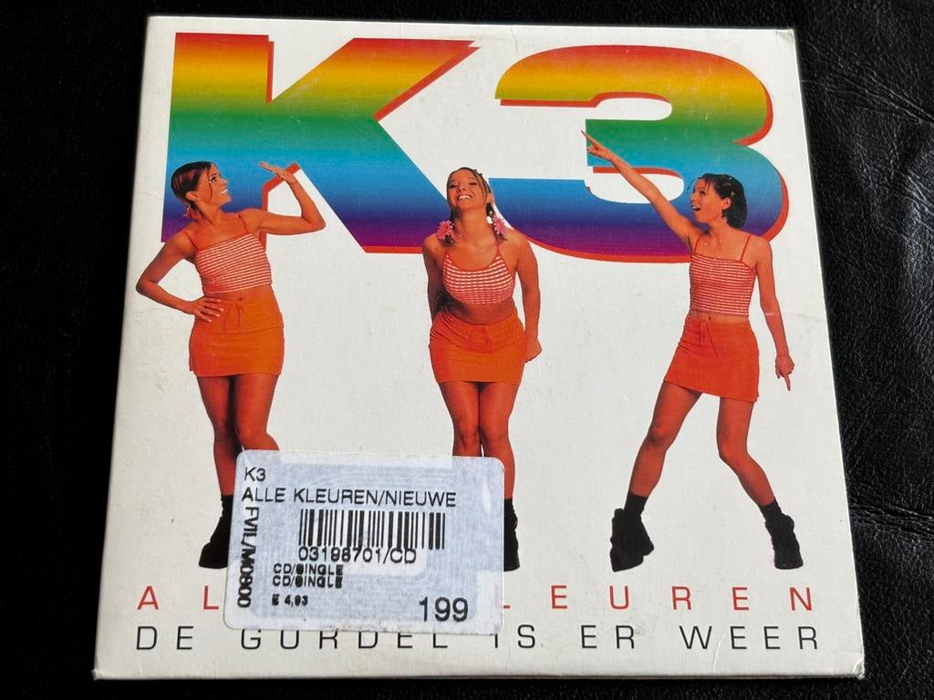 K3 - Alle Kleuren (CD Single), Cd's en Dvd's, Cd's | Kinderen en Jeugd, Gebruikt, Muziek, Ophalen of Verzenden