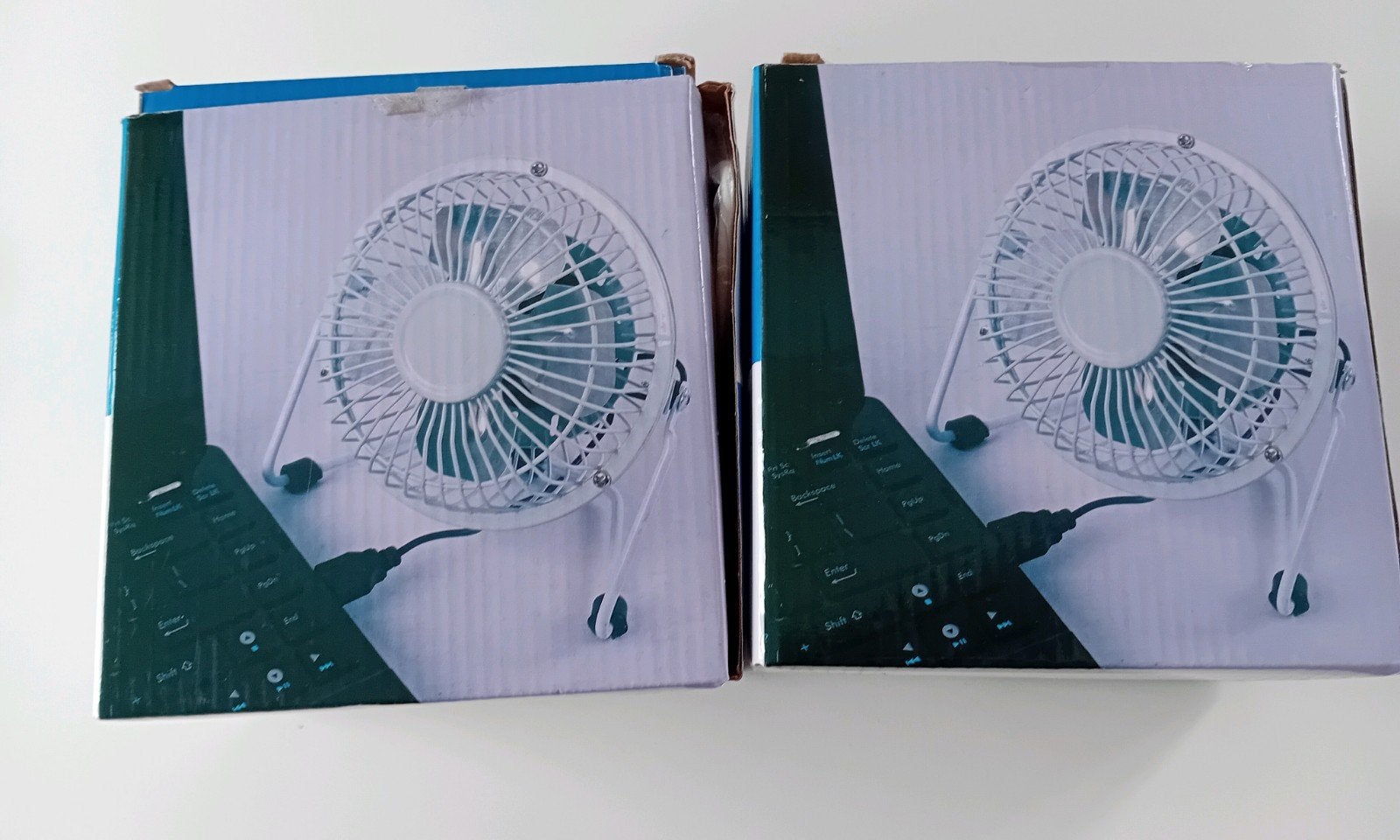 2st USB ventilator als nieuw, Witgoed en Apparatuur, Ventilatoren, Zo goed als nieuw, Tafelventilator, Ophalen of Verzenden