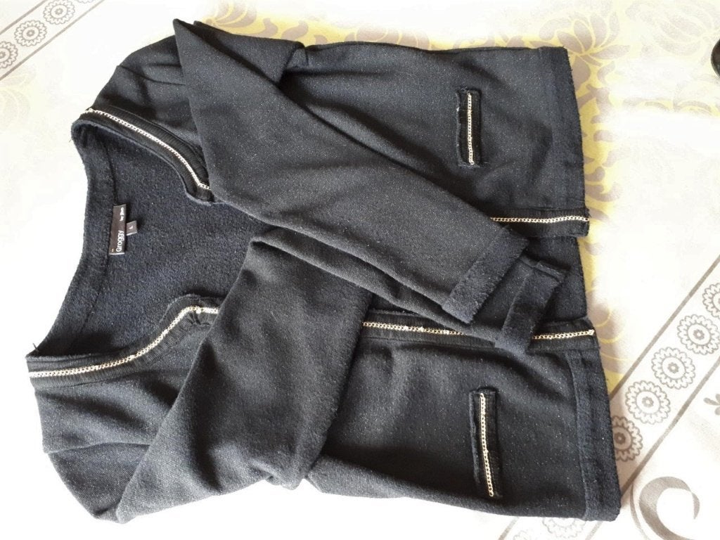 Vest/bolero - JBC - maat L - zwart met goud accent, Verzenden, Maat 42/44 (L), Zo goed als nieuw, Zwart