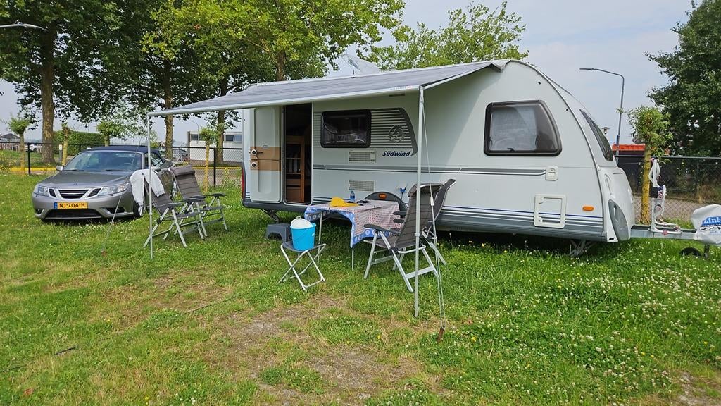 Knaus Südwind 500FSK (2009), isabella opus 300 voortent, Vast bed, Treinzit, Particulier, 5 tot 6 meter